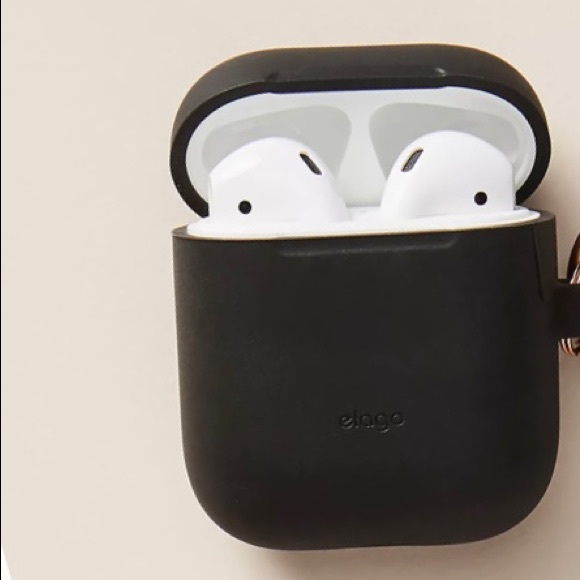 AirPod case with black elago case cover